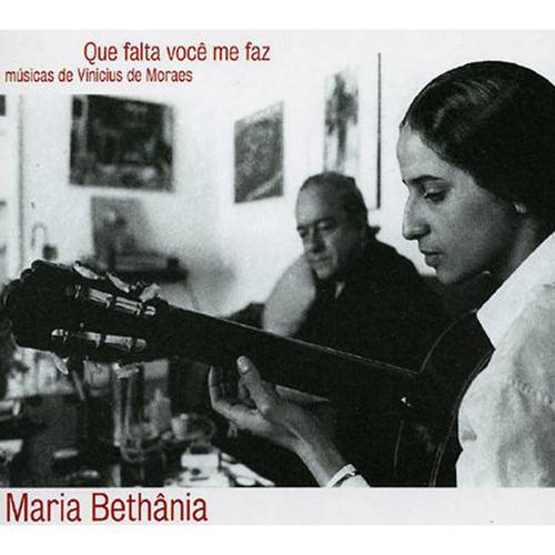 CD Maria Bethânia - que Falta Você me Faz