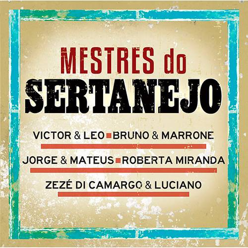 CD - Mestres do Sertanejos