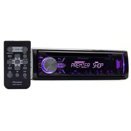 Cd Player Automotivo Pioneer Deh-X5br Flashing Light Mixtrax e Rds - Usb, Aux e Bluetooth
