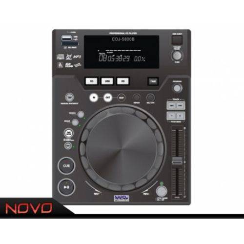 Cd Player DJ Napoli Profissional Cdj-5800 Leitura de Cd e Sd