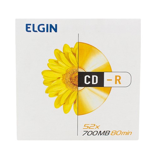 CD-R Elgin 700Mb 52X 80 Minutos 1 Unidade