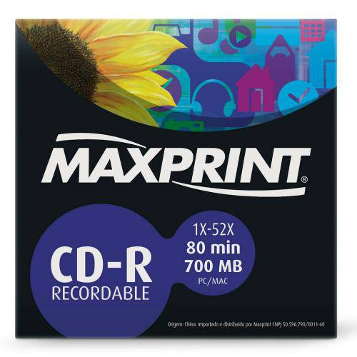 CD-R Env Maxprint 700MB/80min 52x