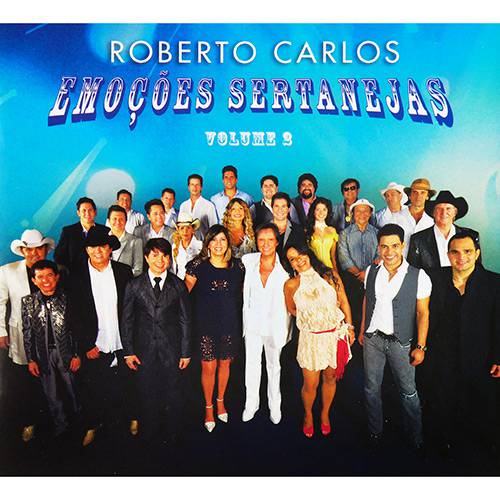 CD Roberto Carlos - Emoções Sertanejas (Volume 2)