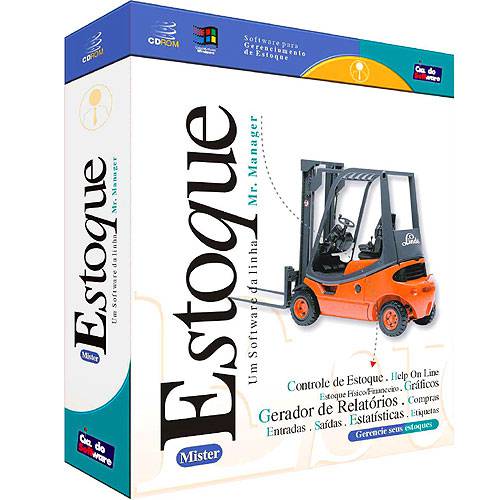 Cd Rom Mr. Estoque Win Port CD - Cia do Software