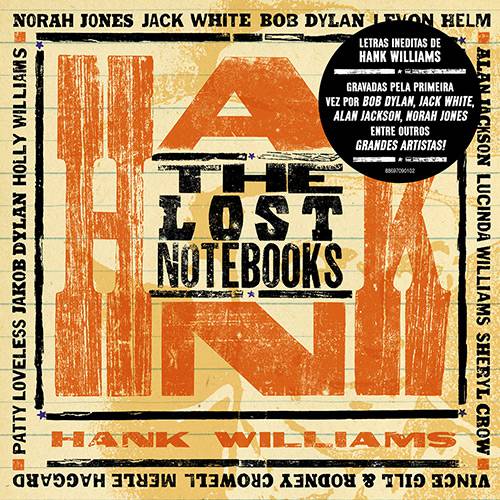 CD Vários Artistas - The Lost Notebooks Of Hank Williams