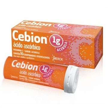 Cebion Merck 1g Acerola 10 Comprimidos Efervescentes