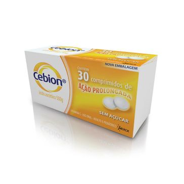Cebion Merck 500mg Ação Prolongada 30 Comprimidos