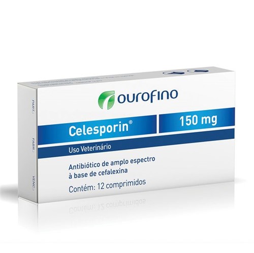 Celesporin 150mg - Ourofino - 12 Comprimidos