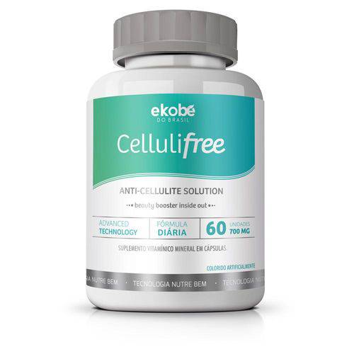Cellulifree Ekobé Suplemento Anti Celulite 60 Cápsulas