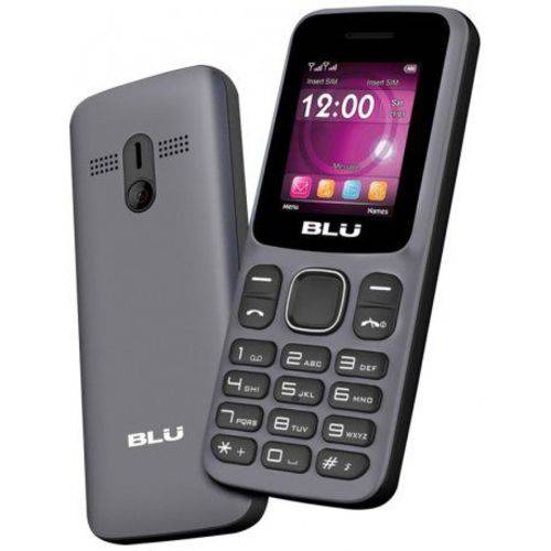 Celular Blu Z4 Z190 Tela 1.8" Dual Sim Bluetooth Radio Fm - Preto/cinza