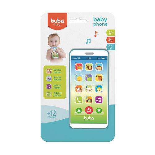 Celular Infantil Baby Phone - Azul - Buba Toys