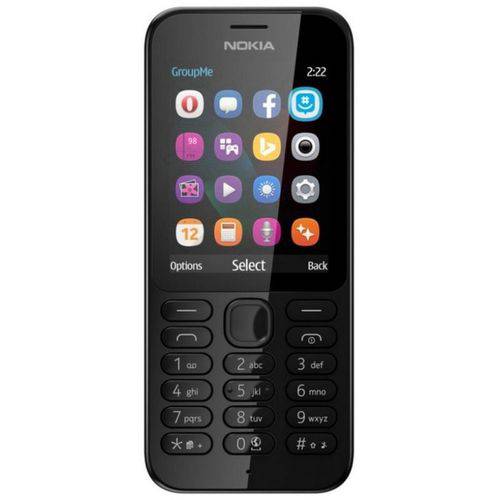 Celular Nokia 222 Dual Sim Preto