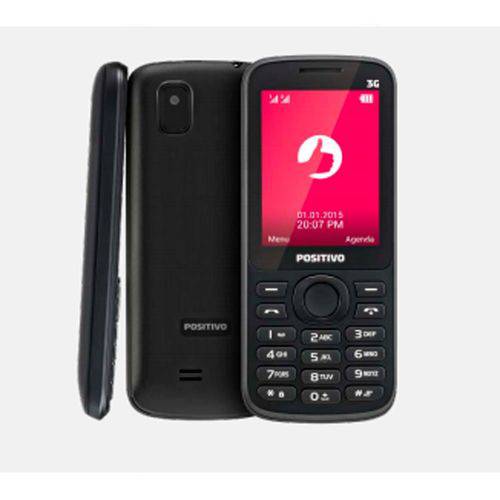 Celular Positivo P30v Feature Phone Tela 2.4 3g Bluetooth Rádio Fm Bivolt