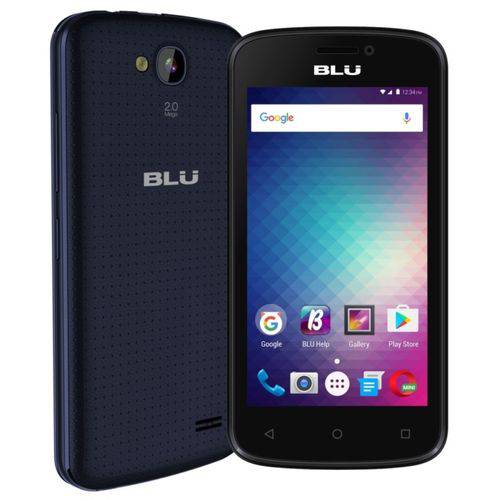 Celular Smartphone Blu Advance 4.0 M A090l 3g Dois Chips 4gb Cpu 4core Android 6.0 Azul