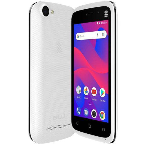 Celular Smartphone Blu Advance L4 A350i Dual Sim 3G 8gb Android 8.1 GO Edition - Branco