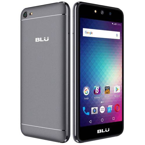 Celular Smartphone Blu Grande Energy G130eq Dois Chips Tela 5.0"hd 8gb Câm.5mp/5mp Cinza