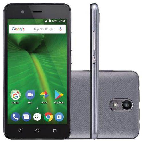 Celular Smartphone Ms50l 4g Tela 5"" 16gb Android 7.0 Grafite/preto Nb718