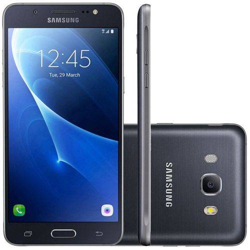 Celular Smartphone Samsung Galaxy J7 16gb Lte Dois Chipstela 5.5" Câm.13mp+5mp-preto