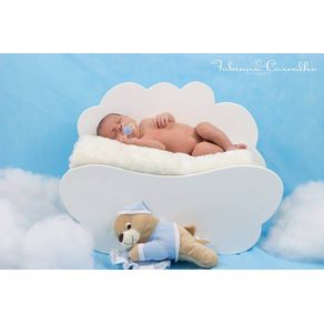Cenário para Fotografia Newborn - Berço-Nuvem