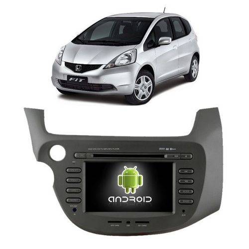 Central Multimídia Fit 2009 a 2013 Android 6 Tela 8 Tv Gps Wifi