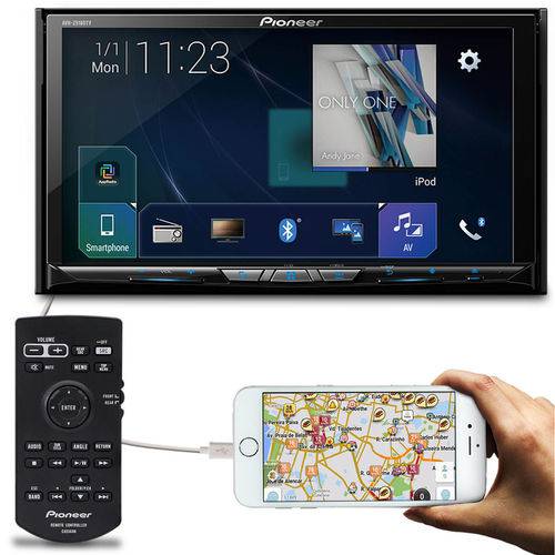 Central Multimídia Pioneer Avh-z9180tv 7" Bluetooth Wi-fi Android Auto Ios Carplay Tv Hdmi Dvd Cd