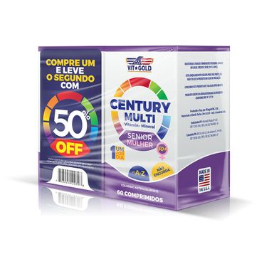 Century Multi Senior Mulher 60cpr 2un 50%desc no Seg