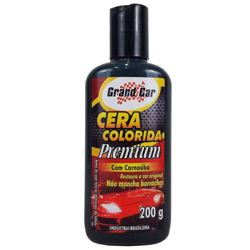 Cera Colorida Premium Preta 200g - CHG
