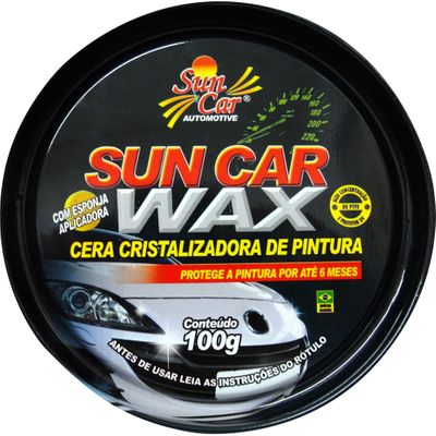 Cera de Carnauba Cristalizadora de Pintura - SunCar Wax