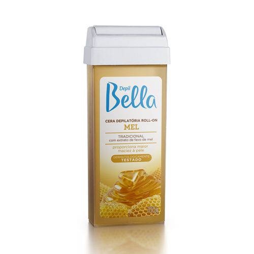 Cera Depil Bella Roll On Amarela Mel 100g
