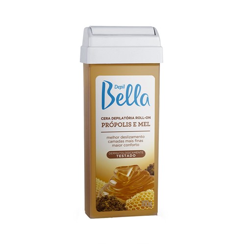 Cera Depil Bella Roll-On Propolis e Mel 100g