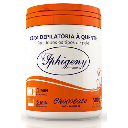 Cera Depilatória Quente Iphigeny - Chocolate 500g