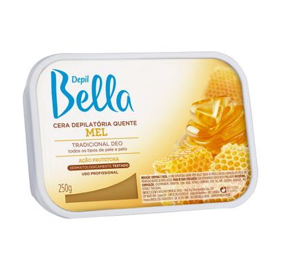 Cera Depilatória Quente Mel 250g - Depil Bella
