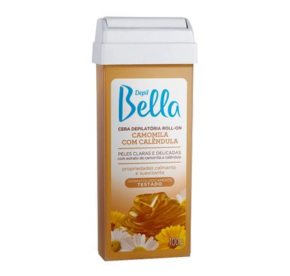 Cera Depilatória Roll-on Refil Camomila e Calêndula 100g - Depil Bella