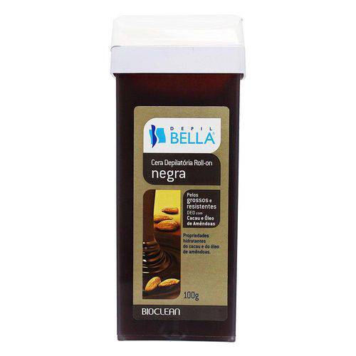 Cera Depilatória Roll-On Refil Negra 100g - Depil Bella