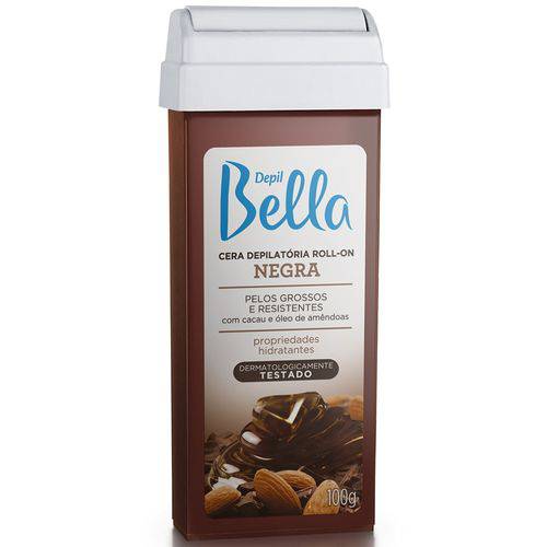 Cera Depilatória Roll-on Rollon Negra Depil Bella - 100g