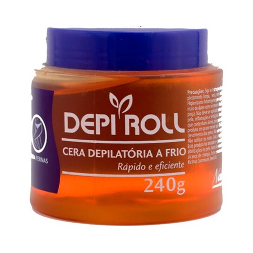 Cera Fria Depi-Roll Pote 240G Amarelo/Mel