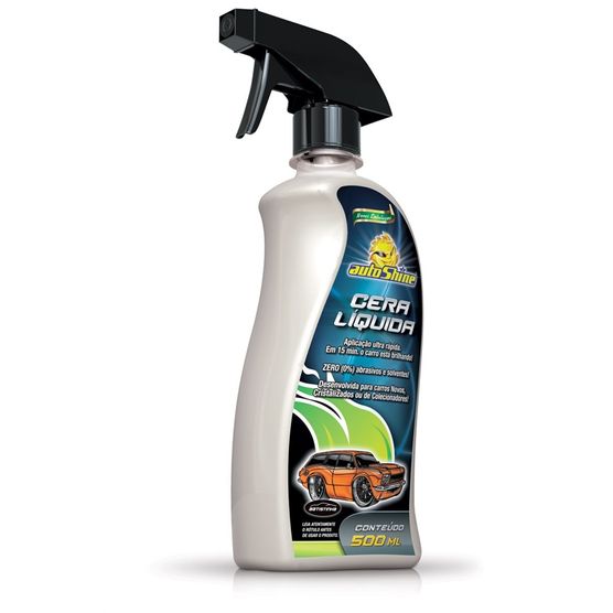 Cera Líquida Carnaúba Cristalizadora Spray BTS Autoshine Premium