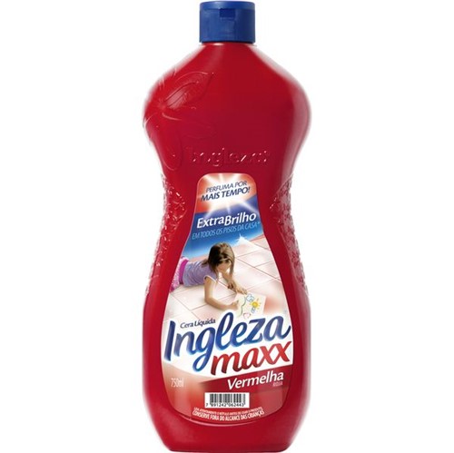 Cera Liquida Ingleza Max 750ml Vermelha