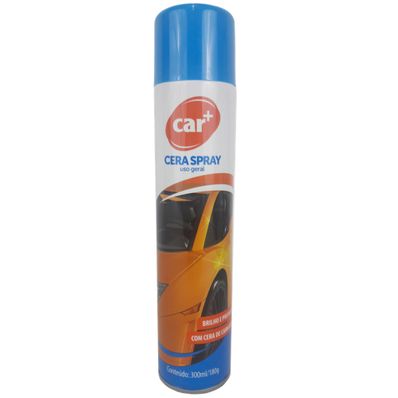 Cera Spray Car+ 300ml Brilho e Proteção com Cera de Carnaúba