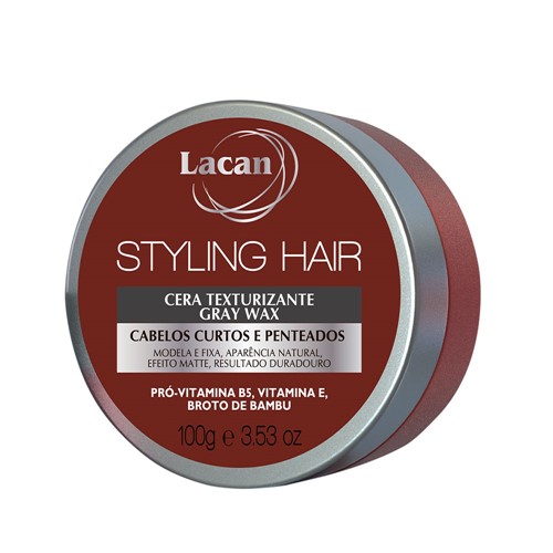 Cera Texturizante Lacan Styling Hair Gray Wax 100g