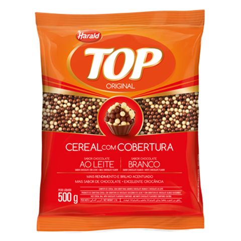 Cereal Ball Chocolate ao Leite e Branco Top 500g - Harald