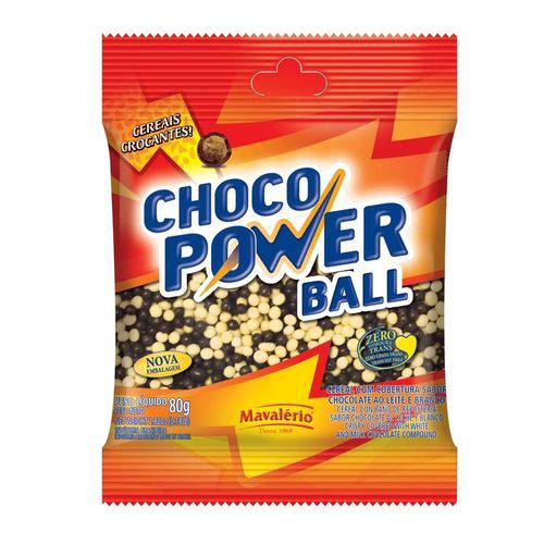 Cereal Choco Power Ball Mini ao Leite e Branco | 80g