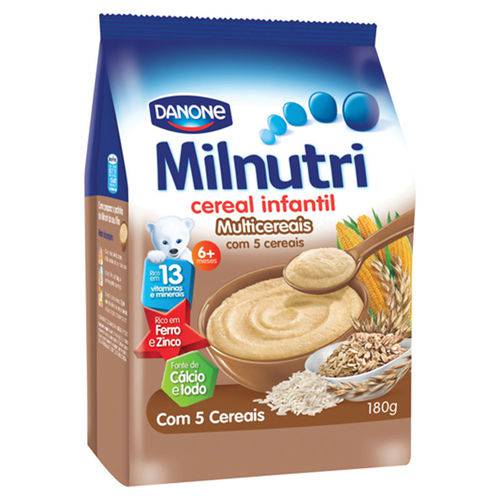 Cereal Infantil Milnutri Aveia e Ameixa 180 G