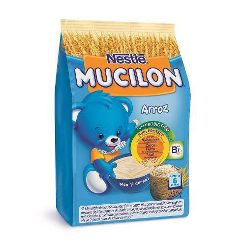 Cereal Infantil Nestlé Mucilon Arroz 230g
