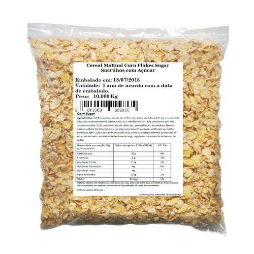Cereal Matinal Corn Flakes Sugar / Sucrilhos com Açúcar 10 Kg