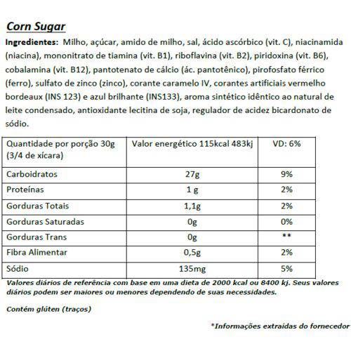Cereal Matinal Corn Flakes Sugar / Sucrilhos com Açúcar 2 Kg