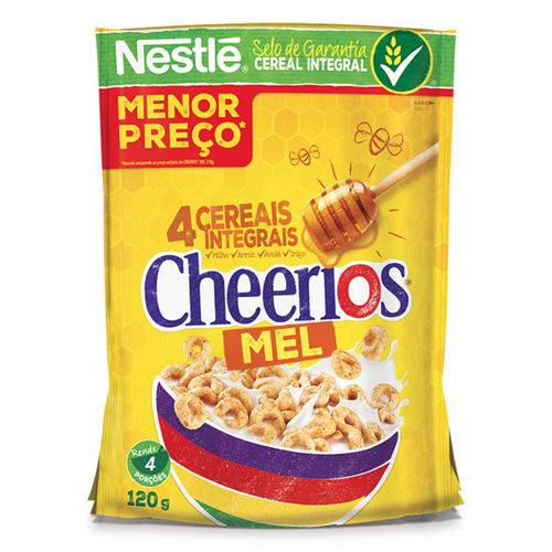 Cereal Matinal Integral Cheerios Mel 120g - Nestlé