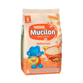 Cereal Mucilon Multi Cereais Trigo/Milho/Arroz 230g (Sachê)