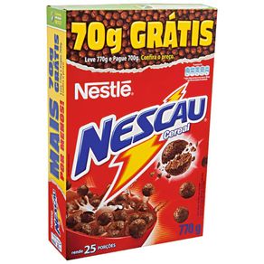 Cereal Nescau Nestlé Leve 770g Pague 700g