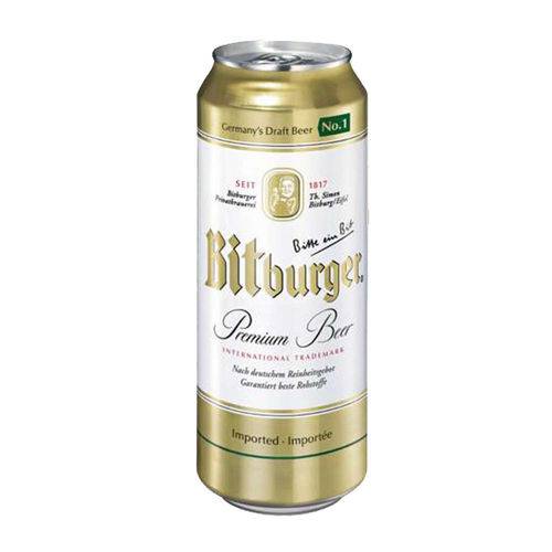 Cerveja Alemã Bitburger Lata 500ml